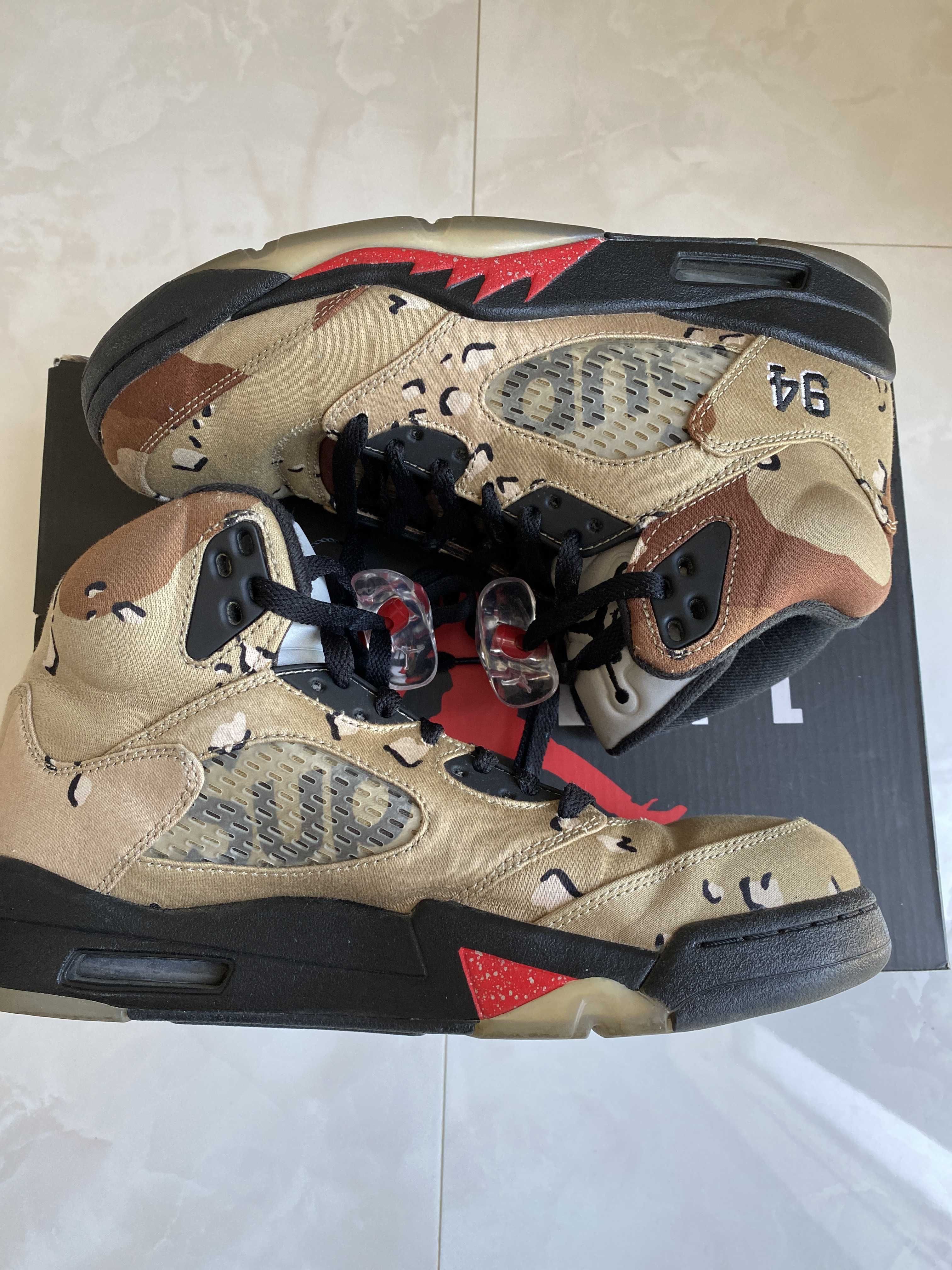 Supreme × Nike Air Jordan 5 Retro "Desert Camo"