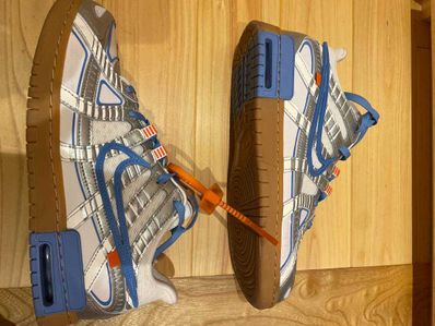 Off-White × Nike Air Rubber Dunk "White/University Blue"