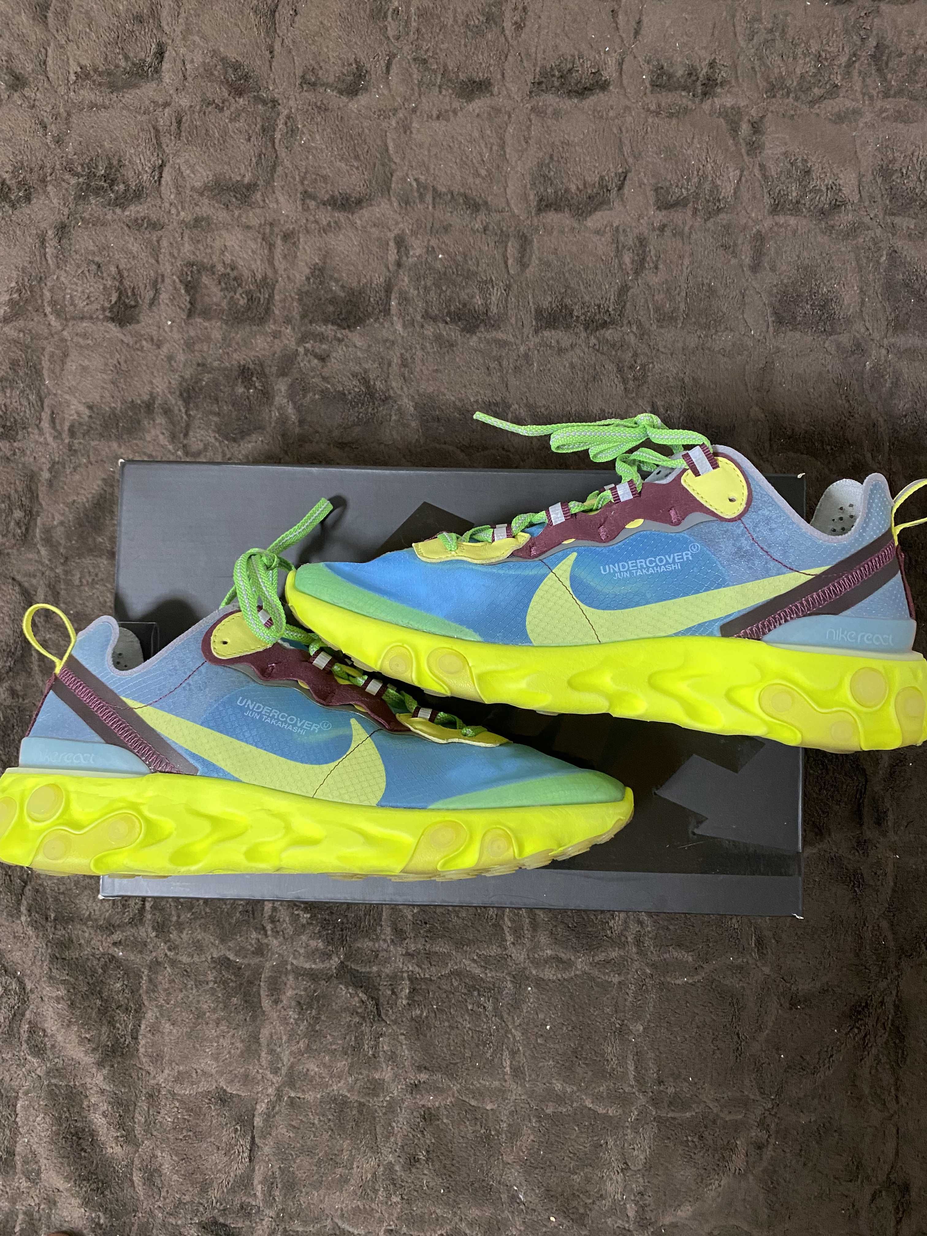 UNDERCOVER × Nike React Element 87 "Blue/Yellow"