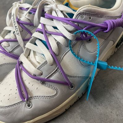 Off-White × Nike Dunk Low "Sail/Neutral Gray"