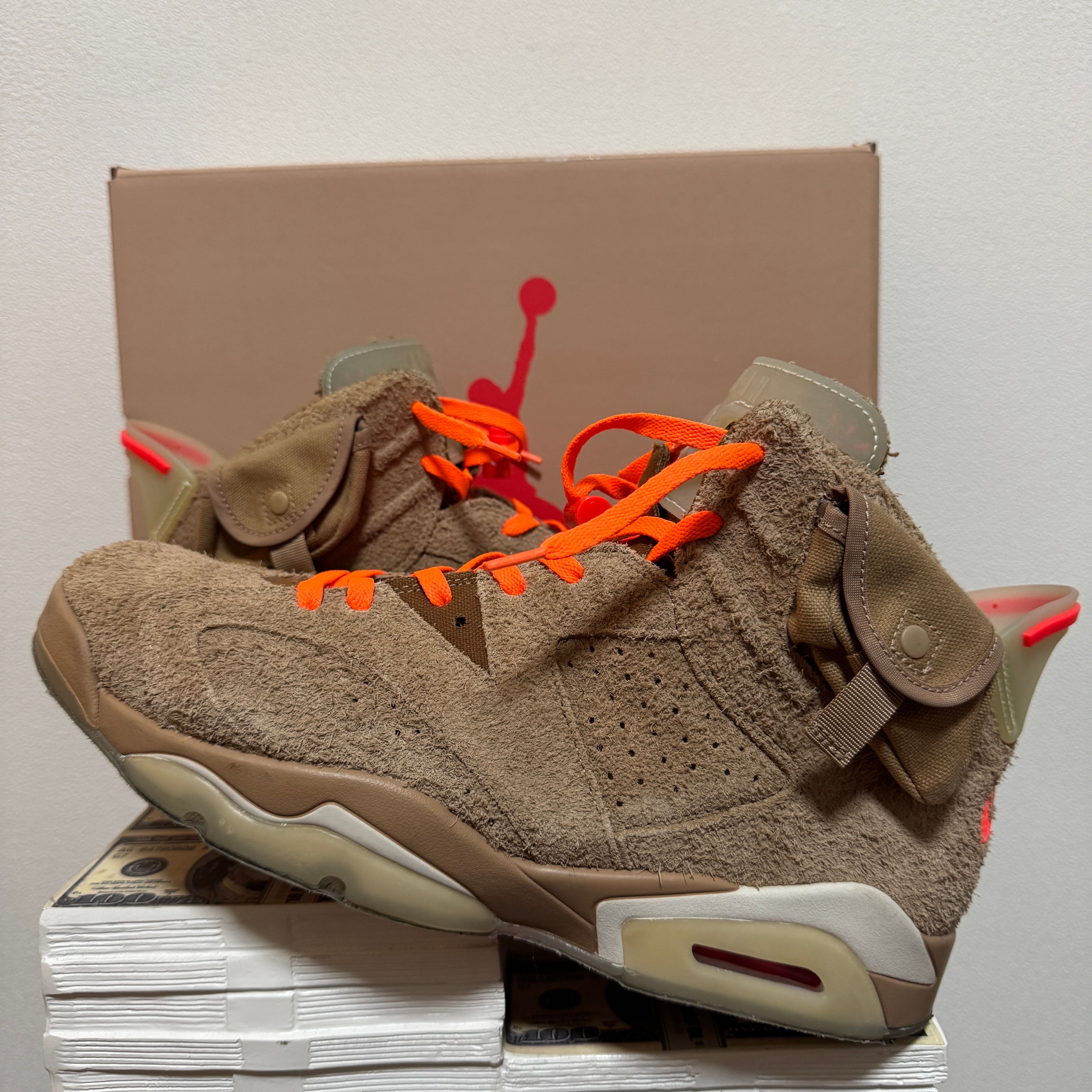 Travis Scott × Nike Air Jordan 6 "British Khaki"