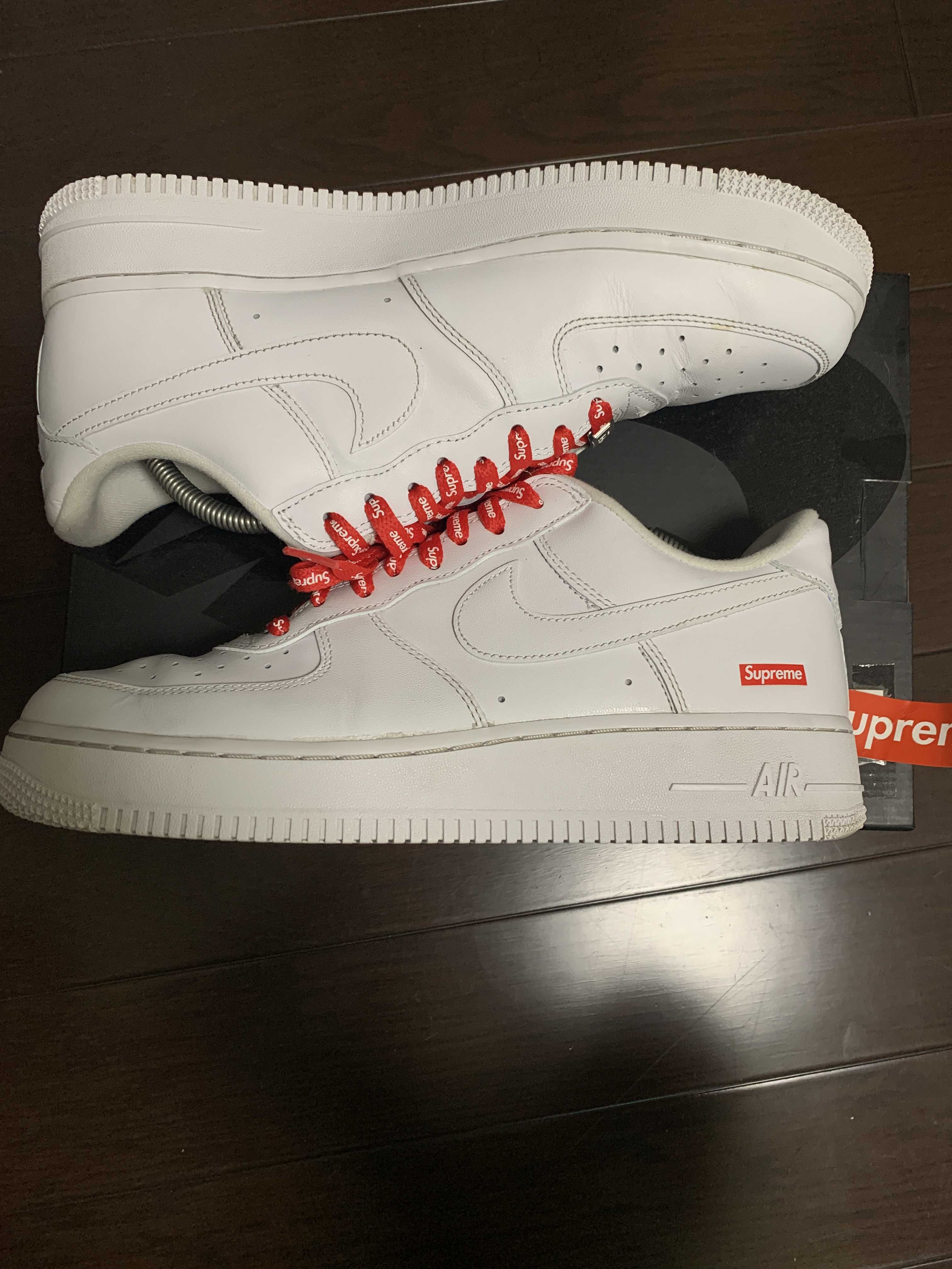 Supreme × Nike Air Force 1 Low "White"