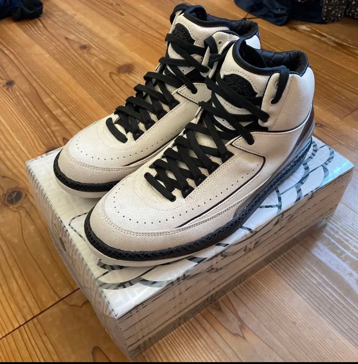 A Ma Maniere × Nike Air Jordan 2 "Airness/Sail and Burgundy"