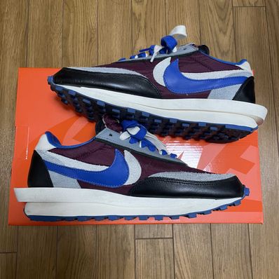 UNDERCOVER × sacai × Nike LD Waffle "Night Maroon/Pale Ivory-Ground Grey-Team Royal"