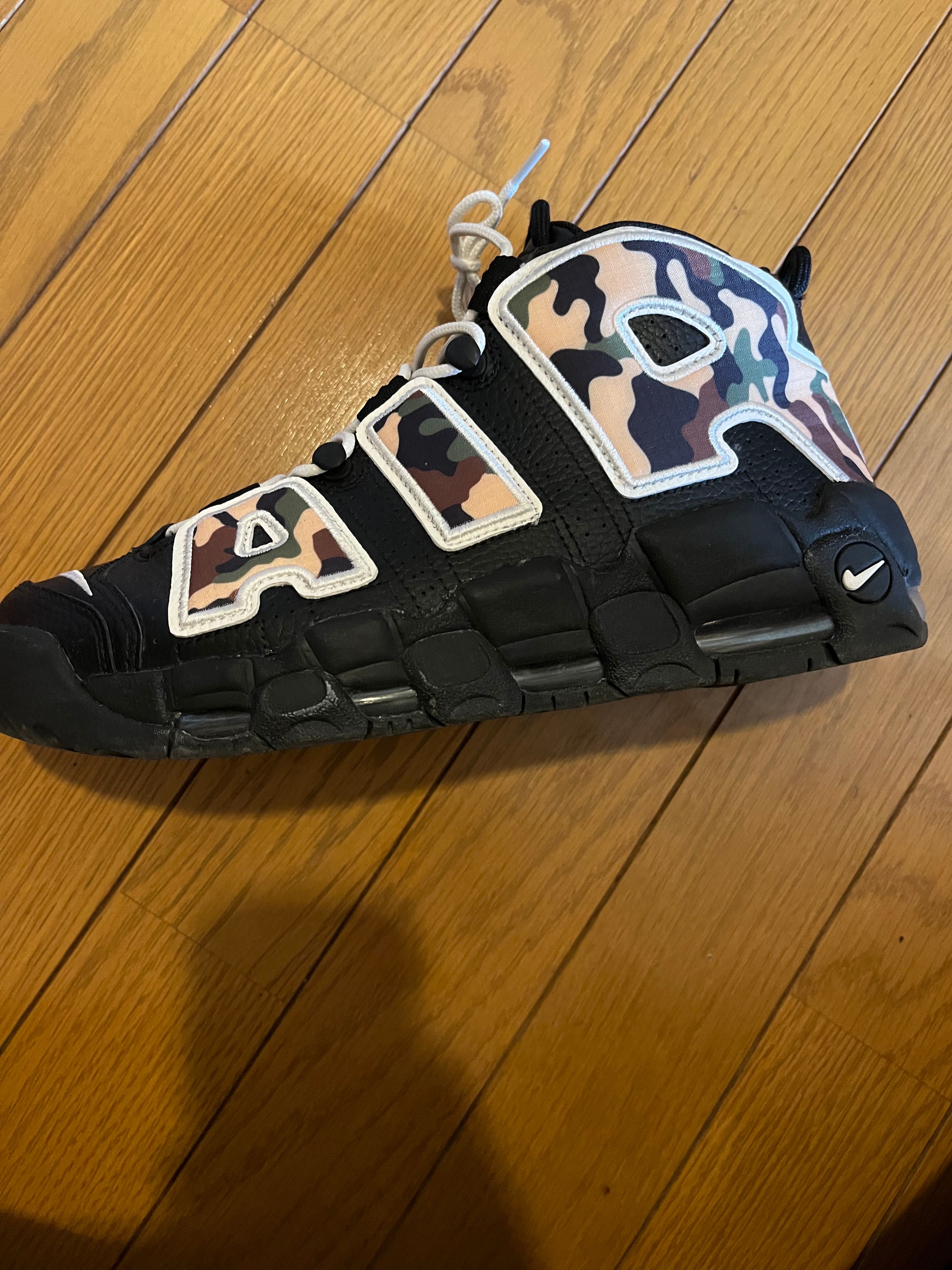 NIKE AIR MORE UPTEMPO "BLACK CAMO"