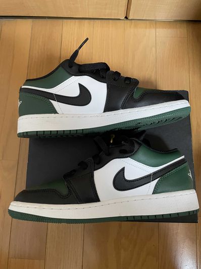 Nike GS Air Jordan 1 Low "Green Toe"