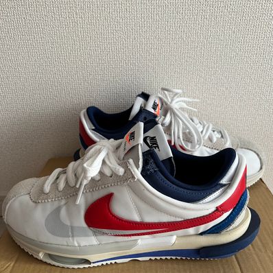 sacai × Nike Zoom Cortez "White and University Red"