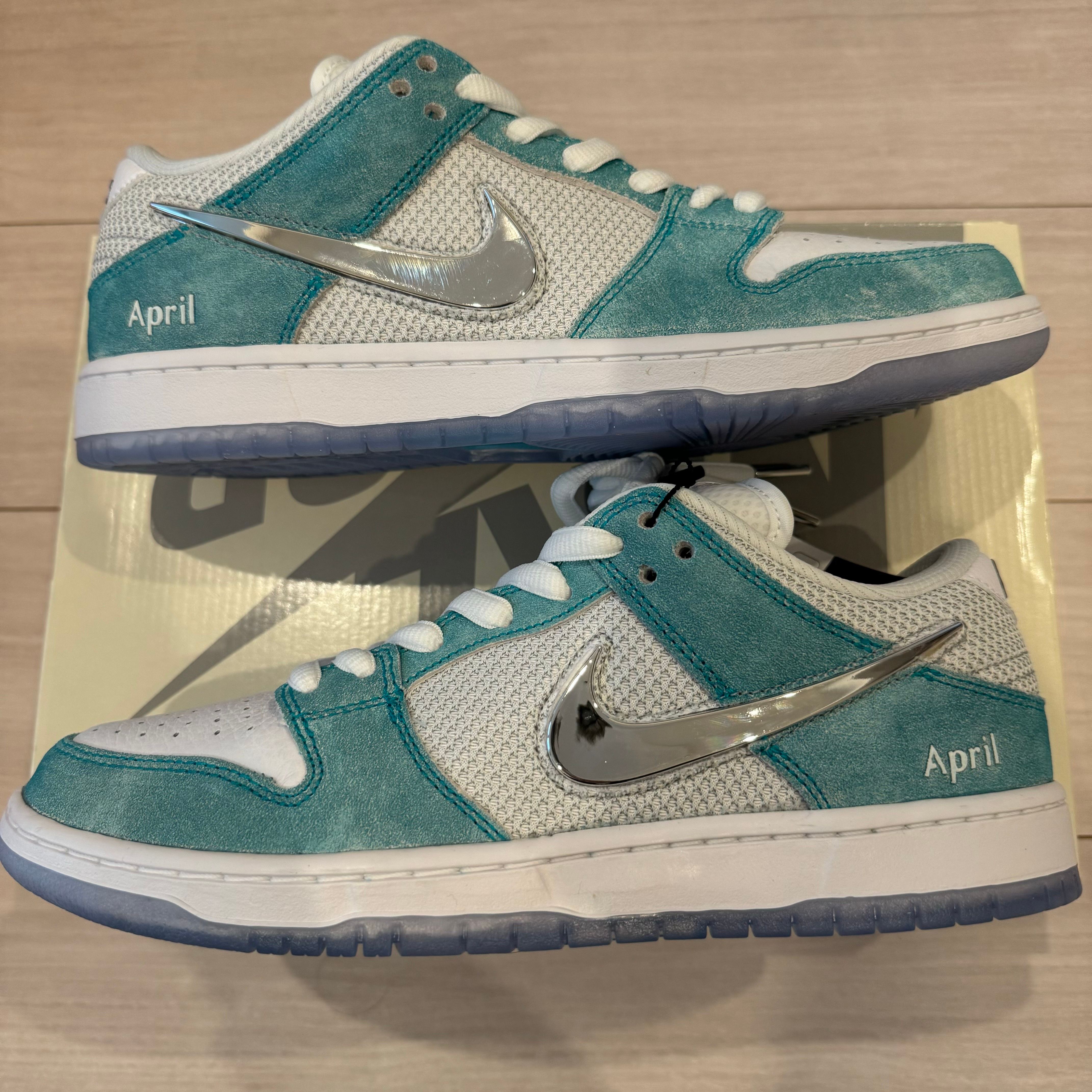 APRIL SKATEBOARDS × Nike SB Dunk Low Pro QS "White and Multi-Color"