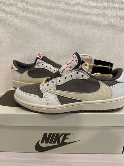 Travis Scott × Nike Air Jordan 1 Low OG SP "Reverse Mocha/Sail and Ridgerock"