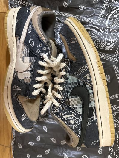 Travis Scott × Nike SB Dunk Low "Black/Parachute Beige"