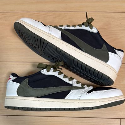 Travis Scott × Nike Women's Air Jordan 1 Low OG "Medium Olive"