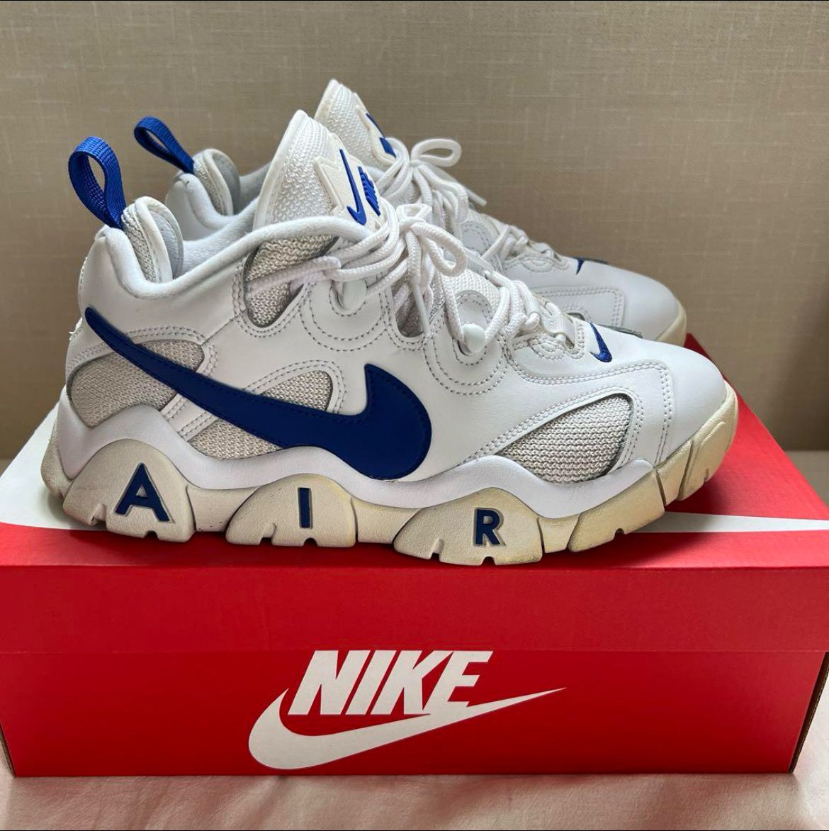 NIKE AIR BARRAGE LOW "WHITE/BLUE"