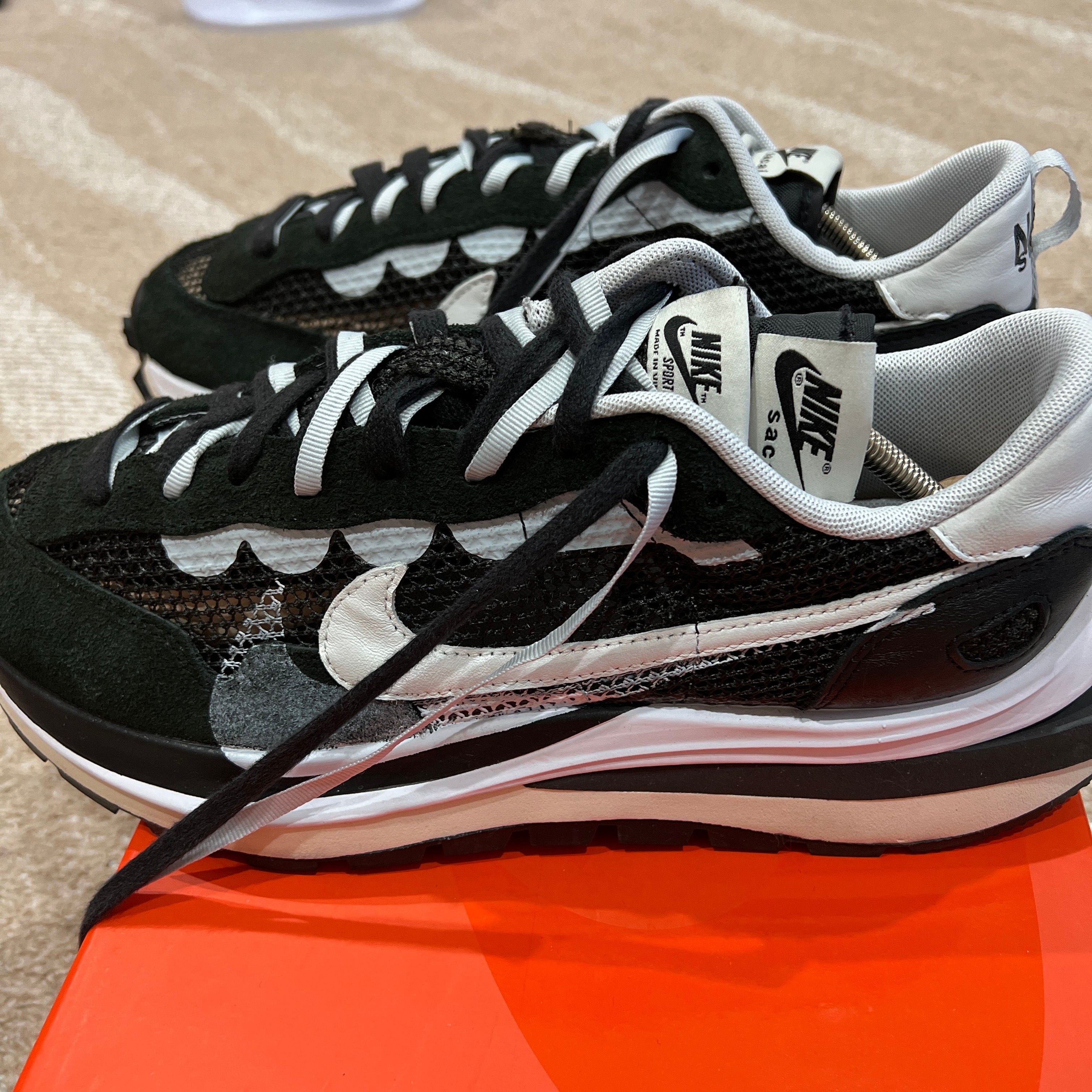 sacai × Nike Vapor Waffle "Black and White"