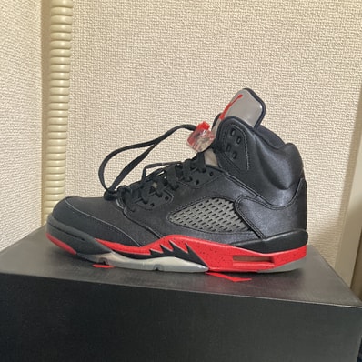 Air Jordan 5 Satin "Bred"