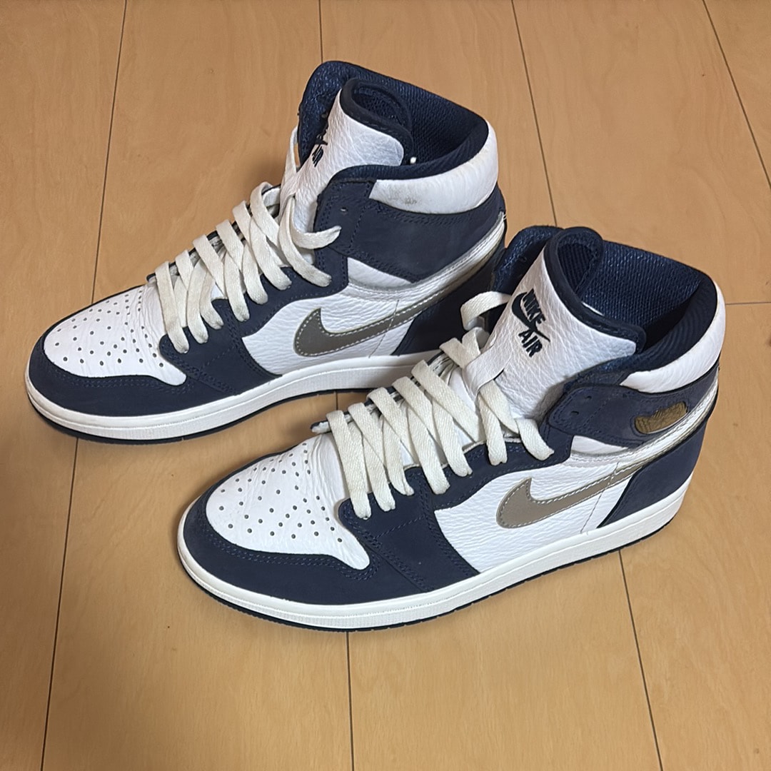 Nike Air Jordan 1 High OG CO.JP "White/Midnight Navy" (2020) (Standard Box)