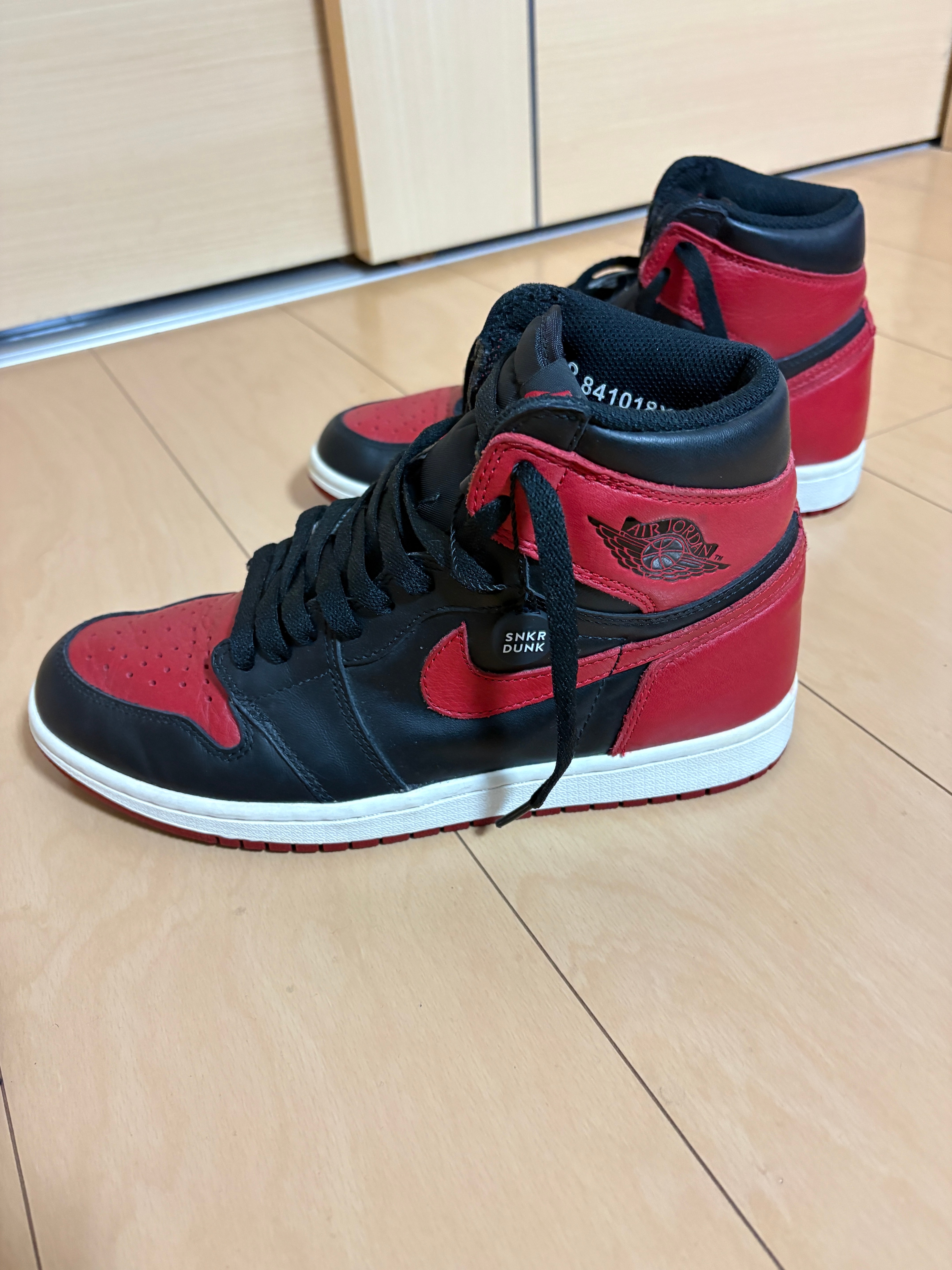 ナイキ エアジョーダン 1 レトロ ハイ OG "ブレッド/バンド" (2016)