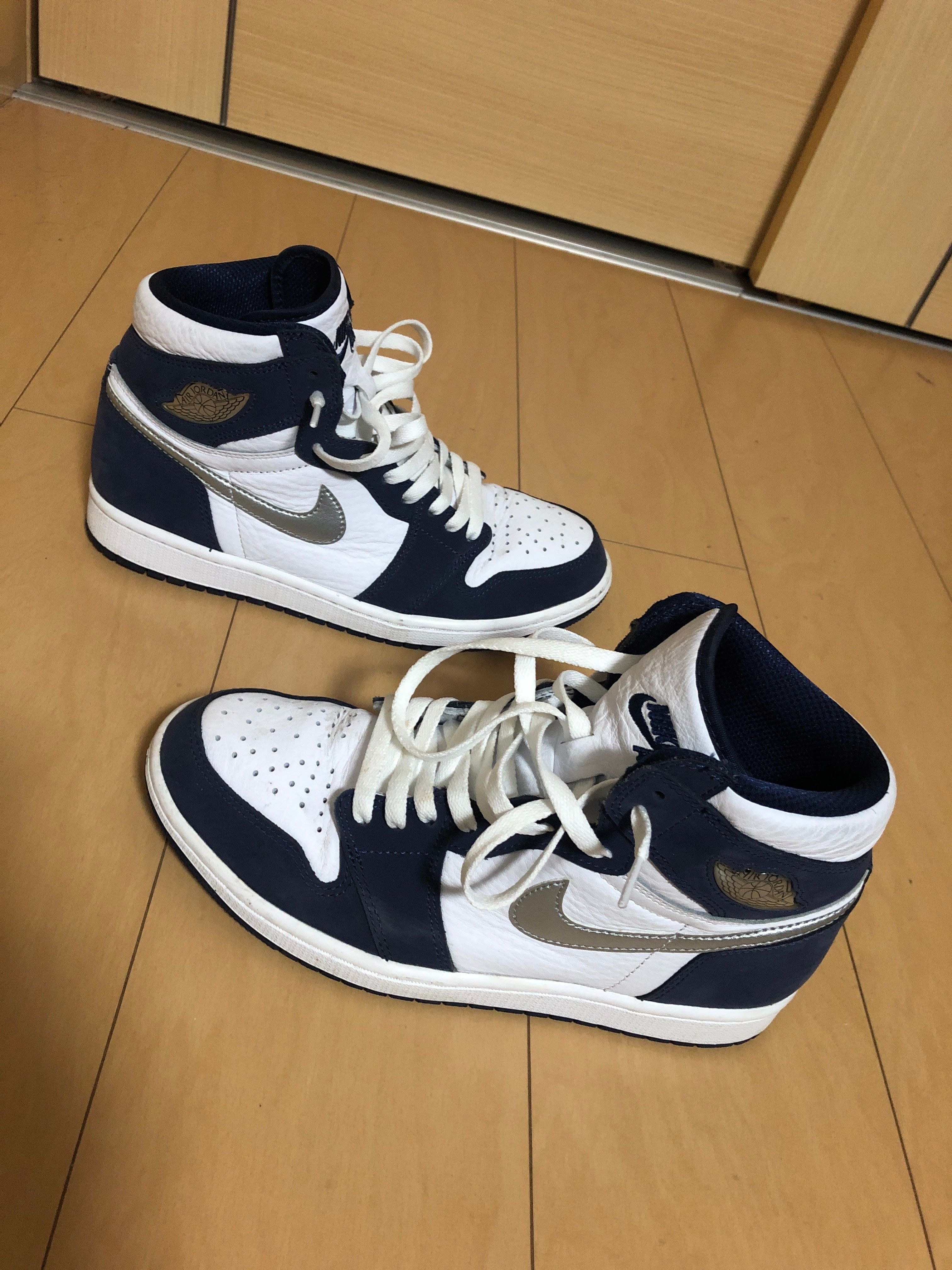 Nike Air Jordan 1 High OG CO.JP "White/Midnight Navy" (2020)(ブリーフケースなし)