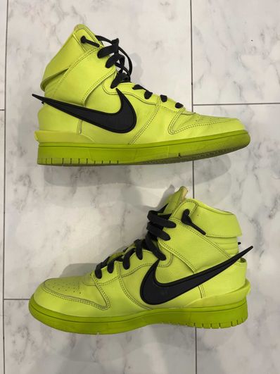 AMBUSH × NIKE DUNK HIGH "FLASH LIME"