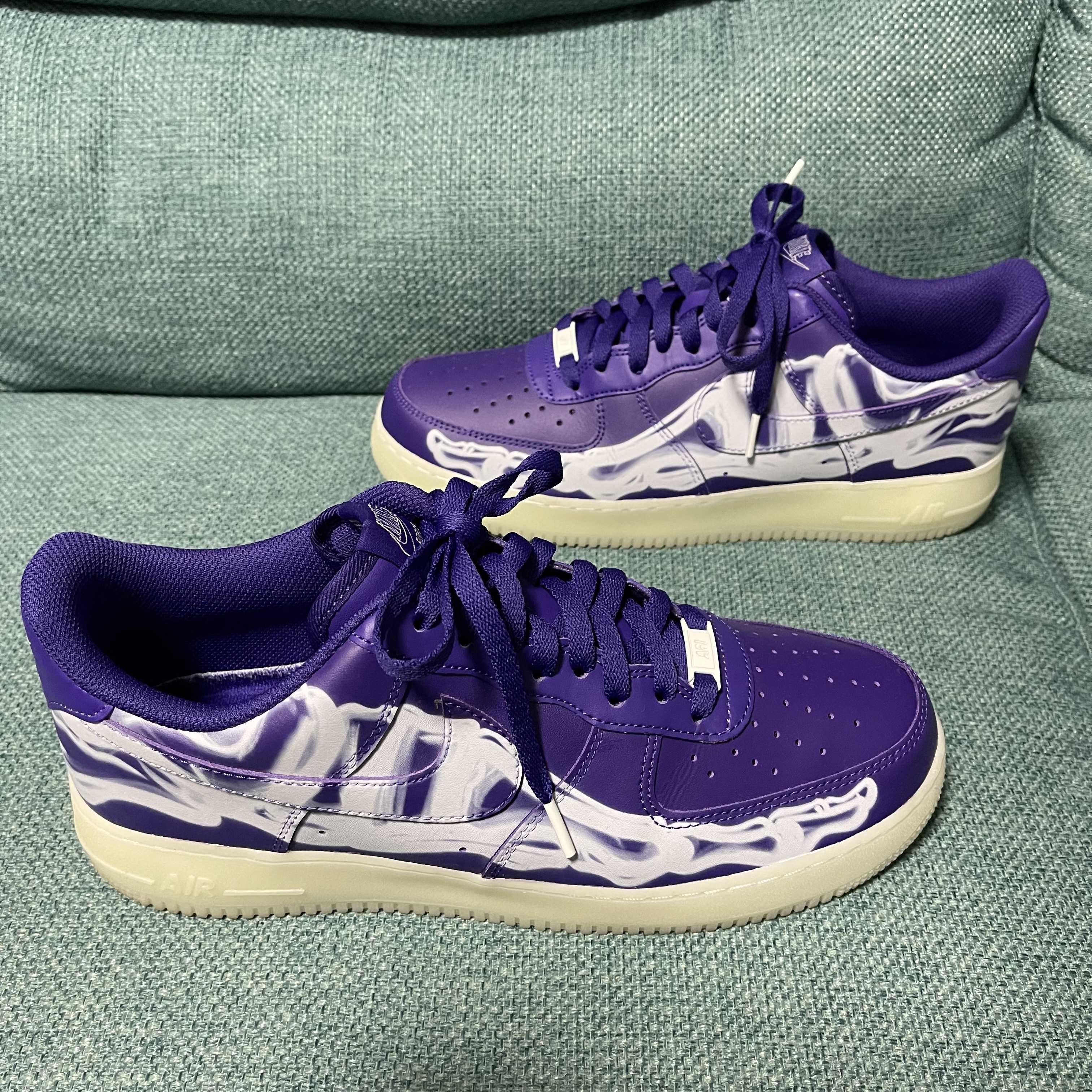 Nike Air Force 1 "Purple Skeleton"