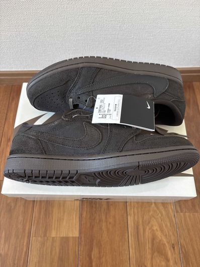 Travis Scott × Nike Air Jordan 1 Low OG SP "Velvet Brown and Dark Mocha"