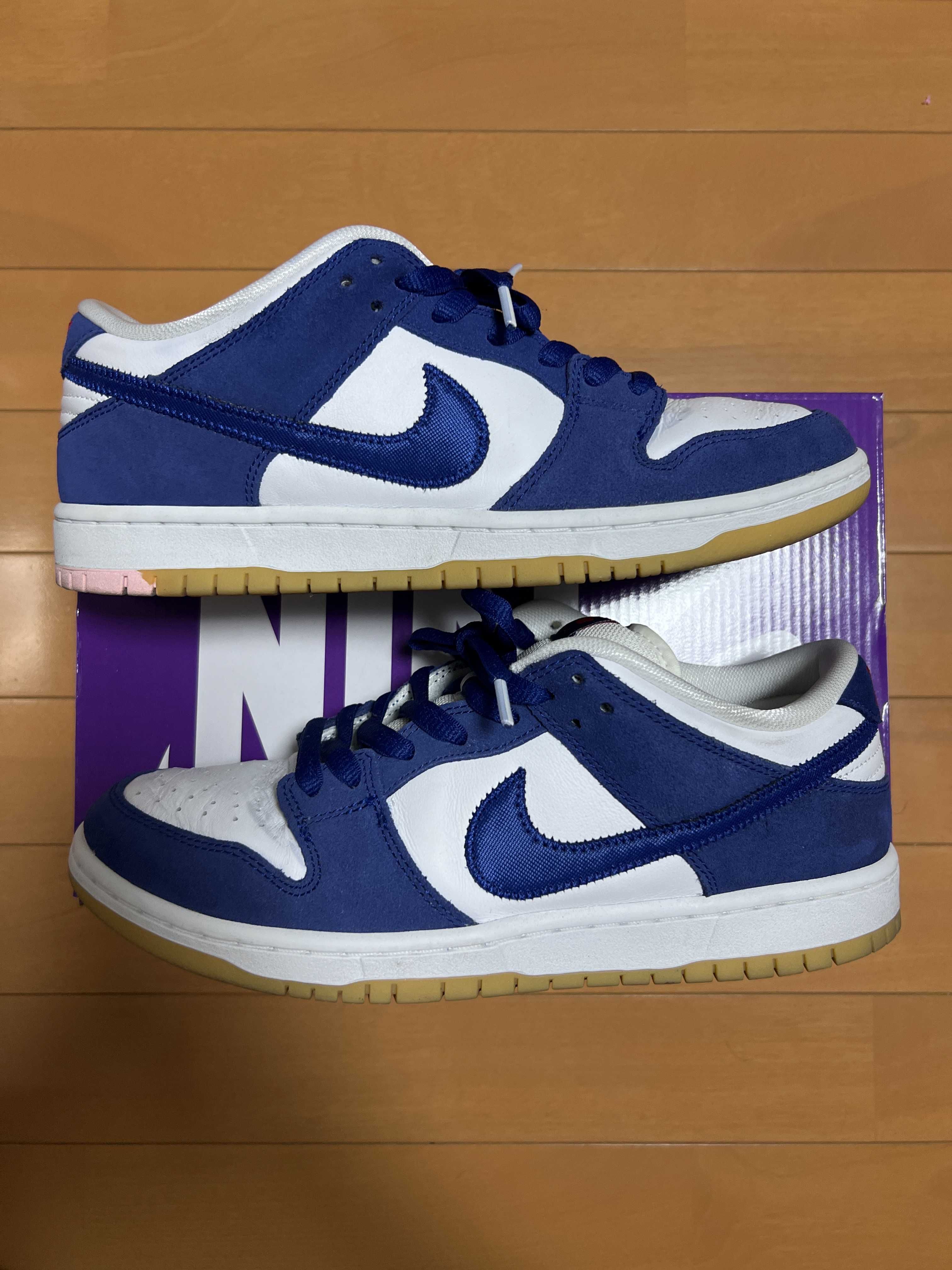 Nike SB Dunk Low "Los Angeles Dodgers/Deep Royal Blue"