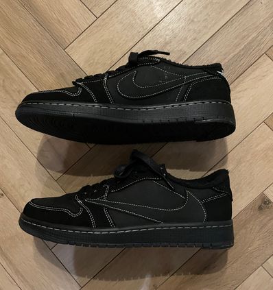 Travis Scott × Nike Air Jordan 1 Low OG SP "Black Phantom"
