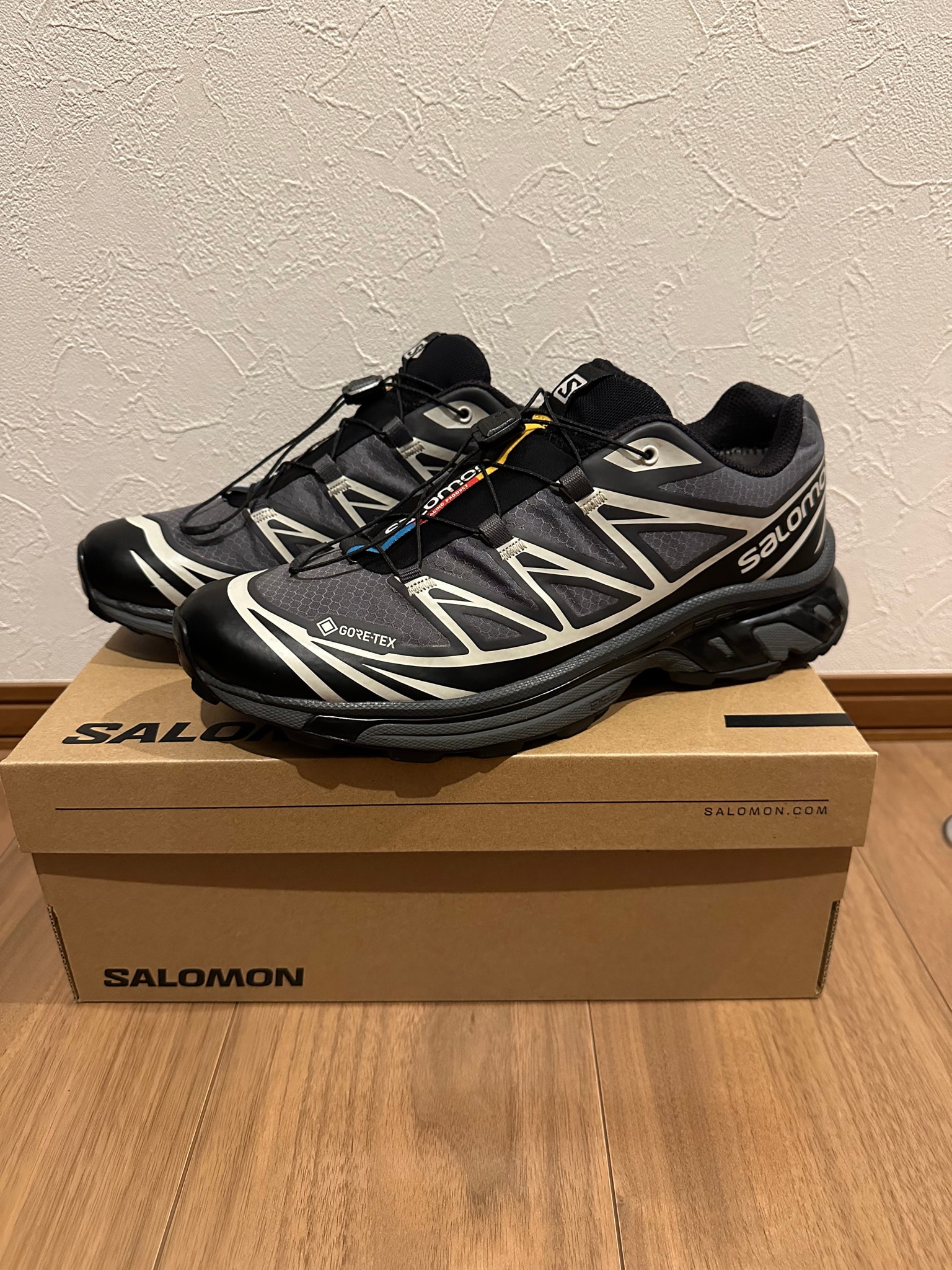 Salomon XT-6 GORE-TEX "Black/Ebony/Lunar Rock"