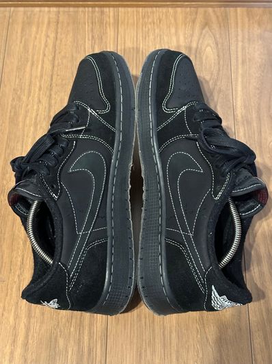 Travis Scott × Nike Air Jordan 1 Low OG SP "Black Phantom"