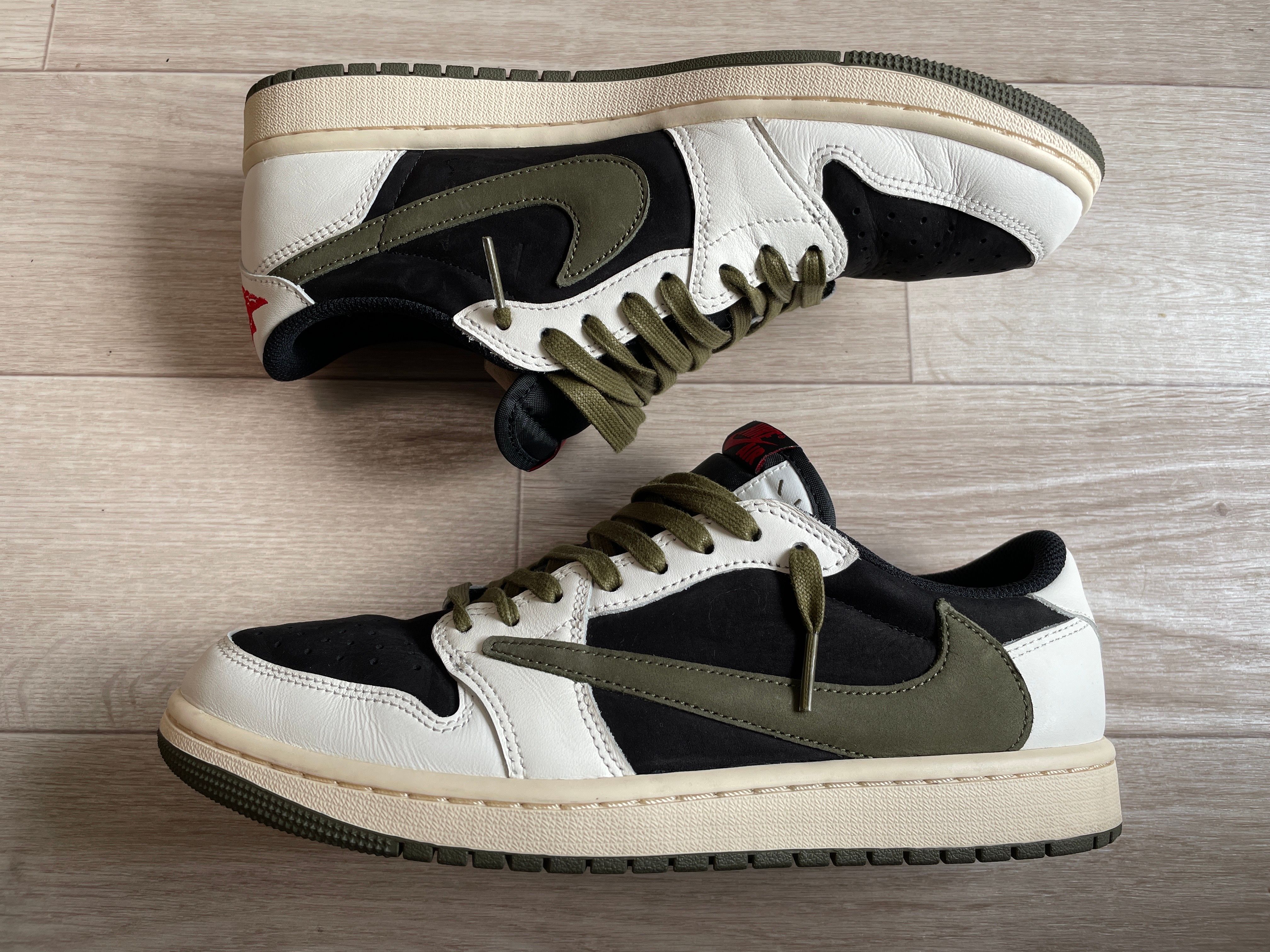 Travis Scott × Nike Women's Air Jordan 1 Low OG "Medium Olive"