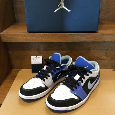 NIKE AIR JORDAN 1 LOW "WHITE/BLACK/BLUE"