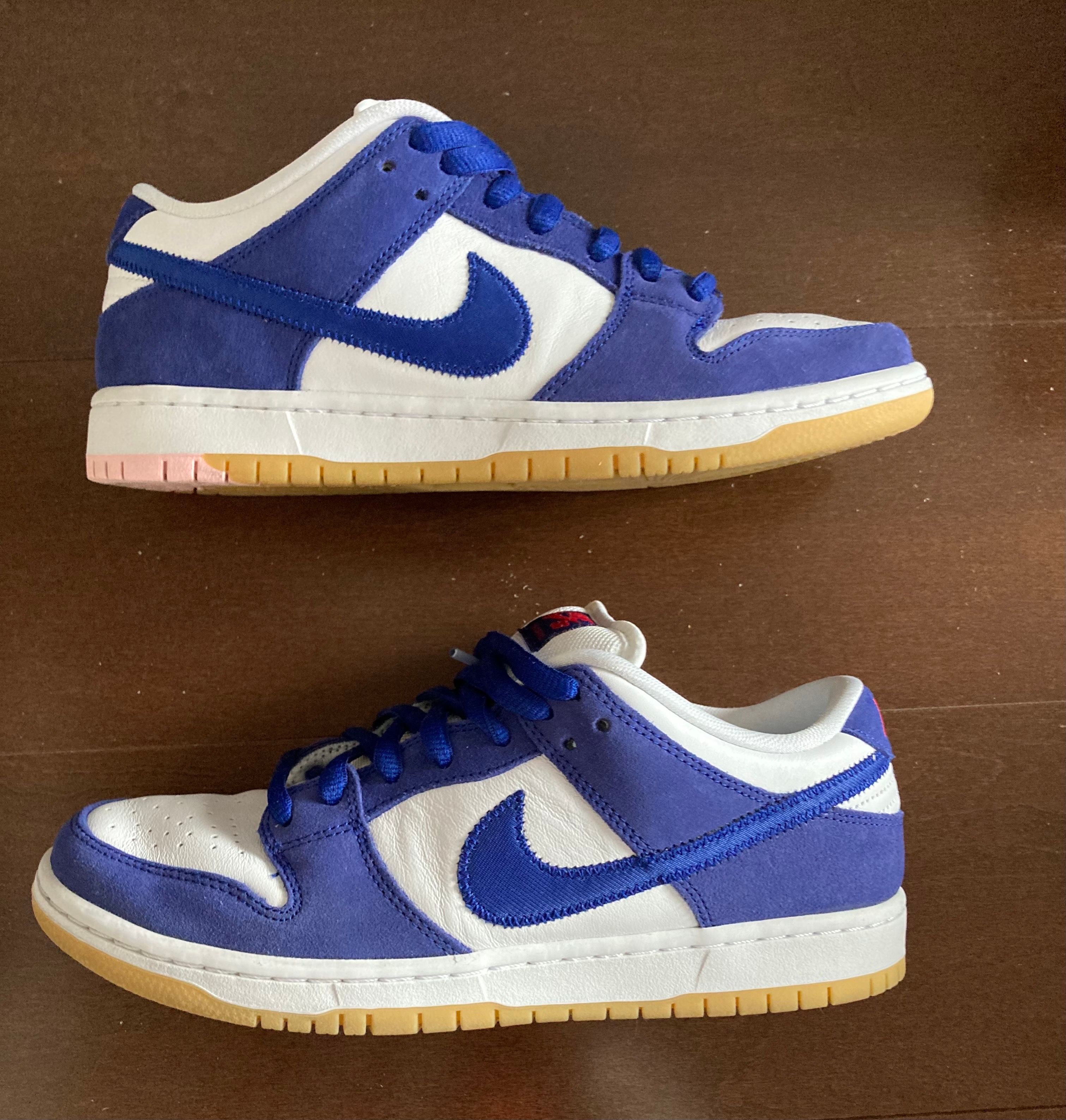 Nike SB Dunk Low "Los Angeles Dodgers/Deep Royal Blue"