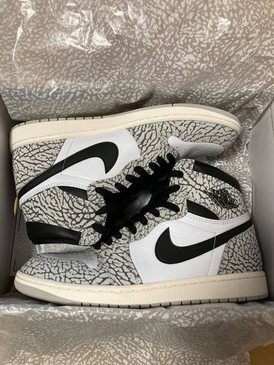 Nike Air Jordan 1 High OG "White Cement/Safari"