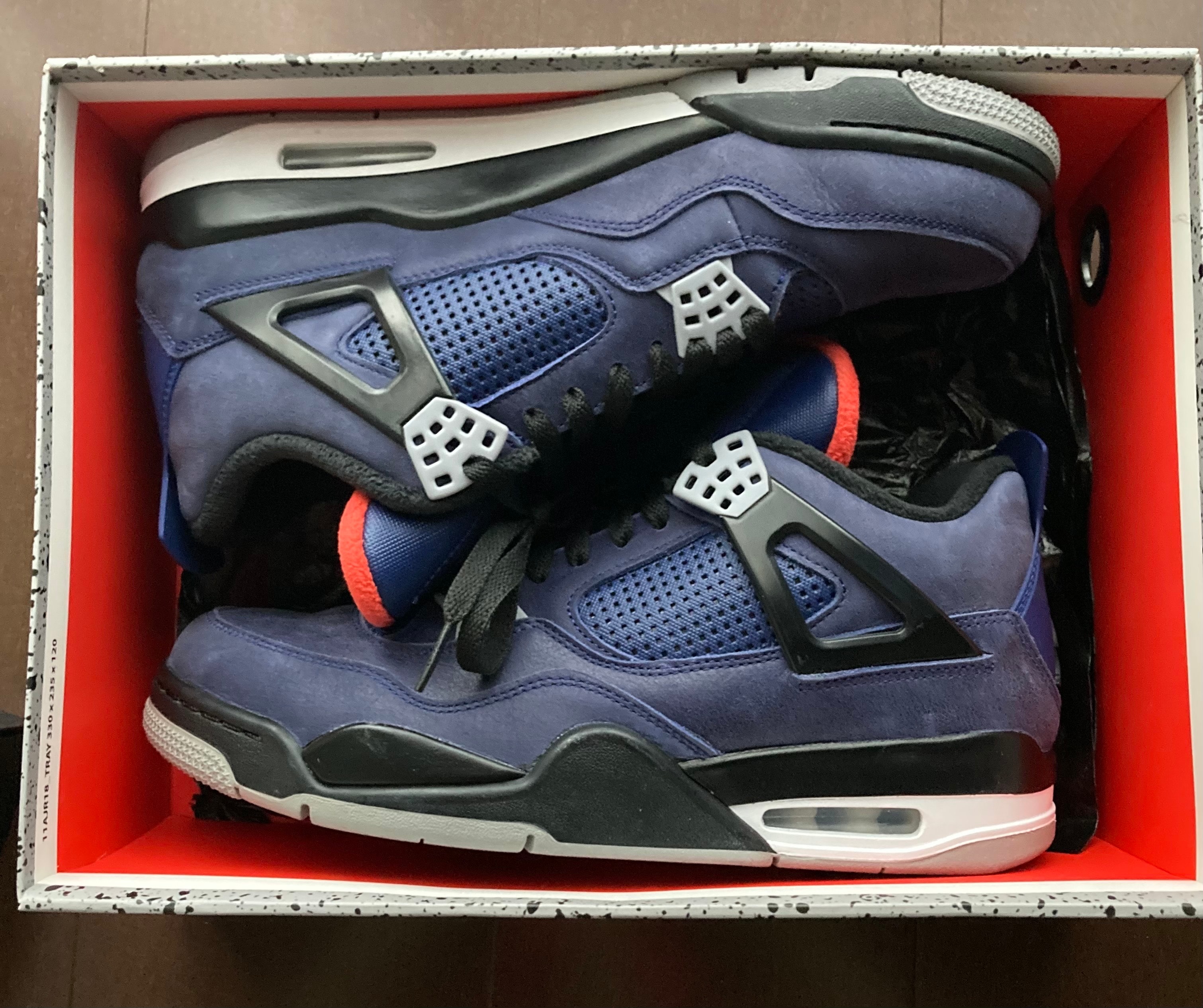 Nike Air Jordan 4 Retro WNTR "Loyal Blue/White/Black"