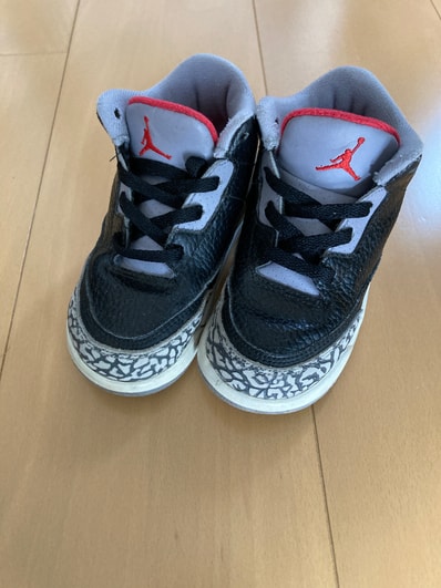 Nike TD Air Jordan 3 Retro "Black Cement" (2018)