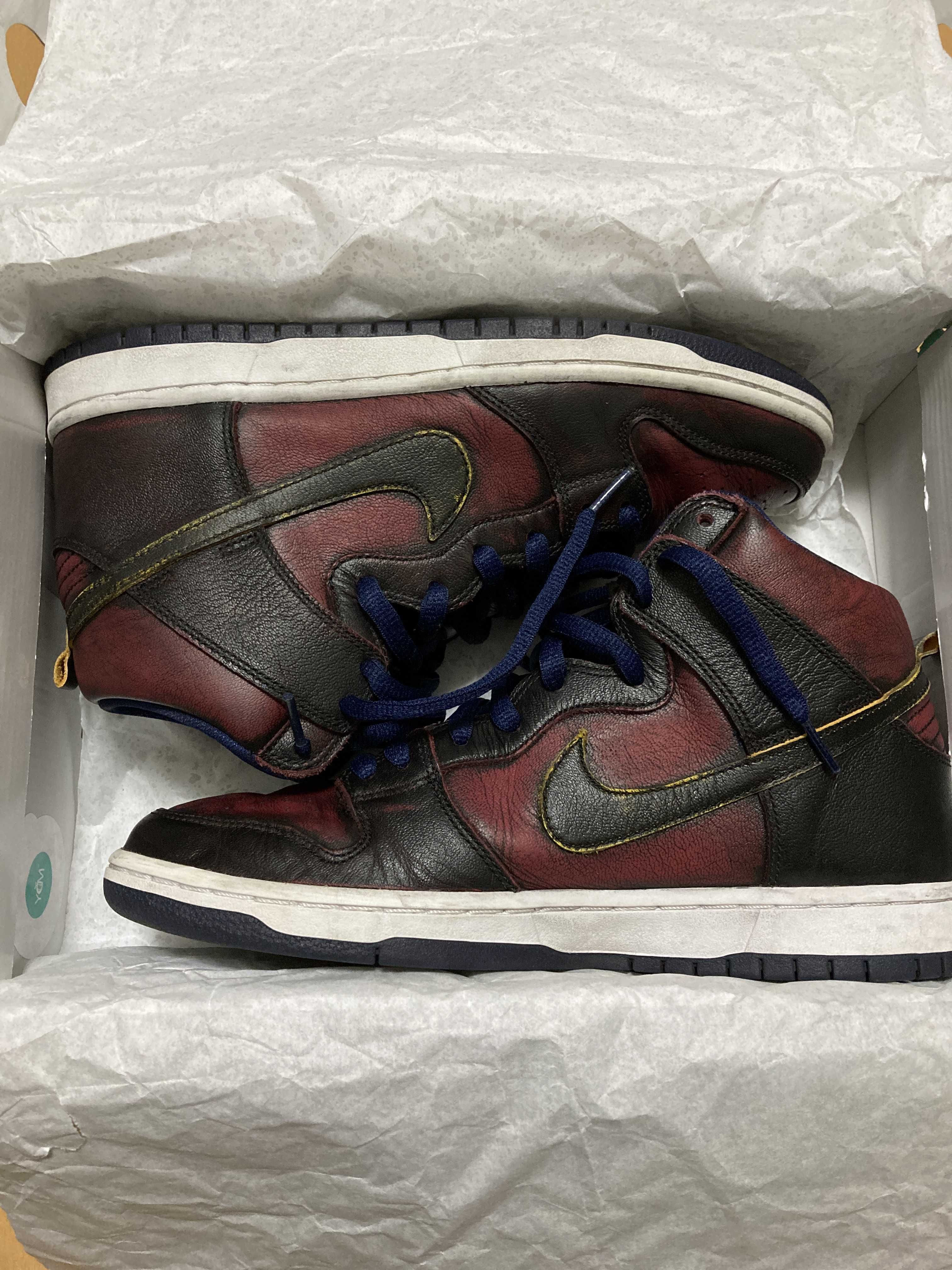 NBA × Nike SB Dunk High "Cleveland Cavaliers"