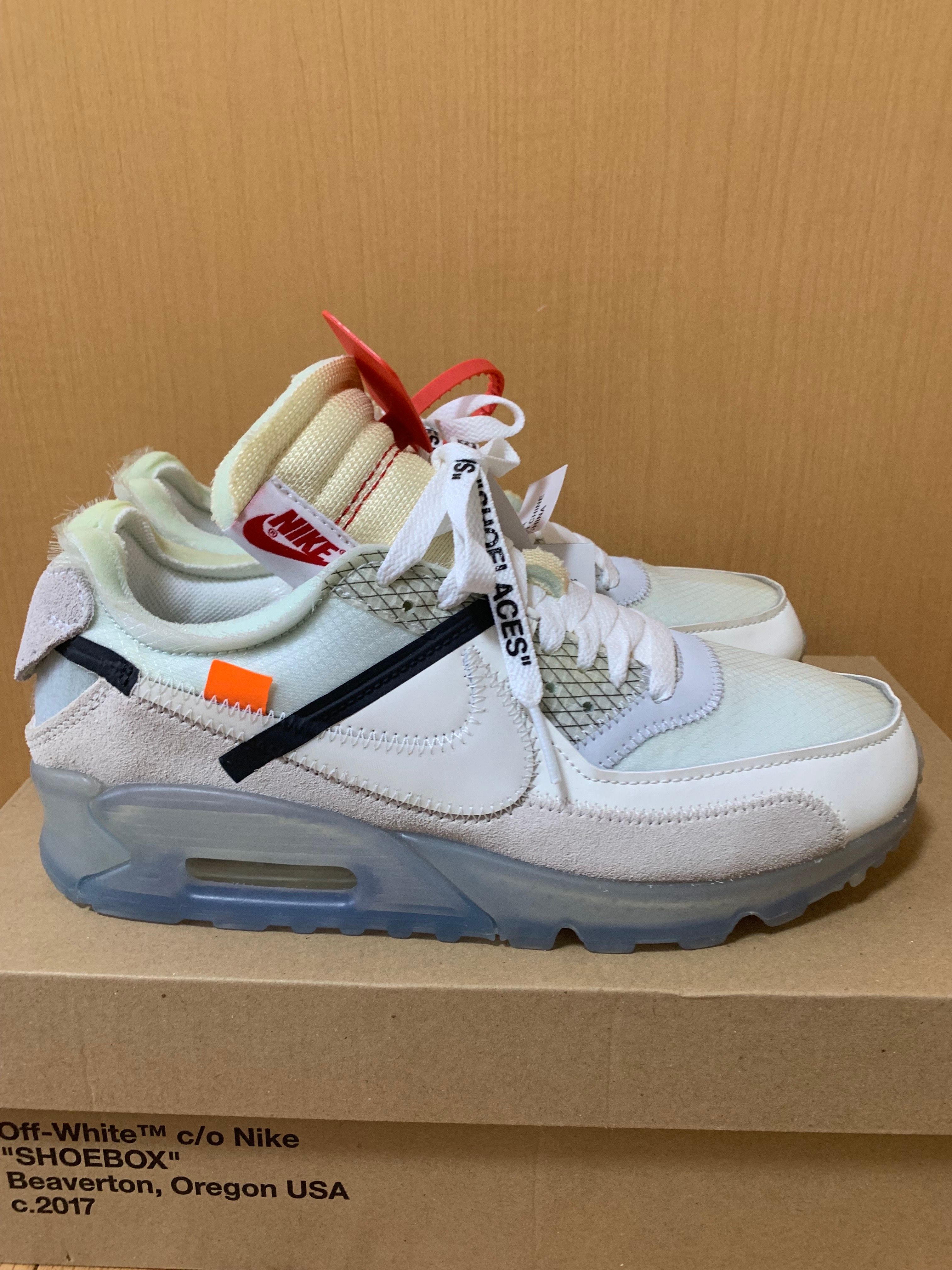 Off-White × Nike Air Max 90 "The 10/Sail"
