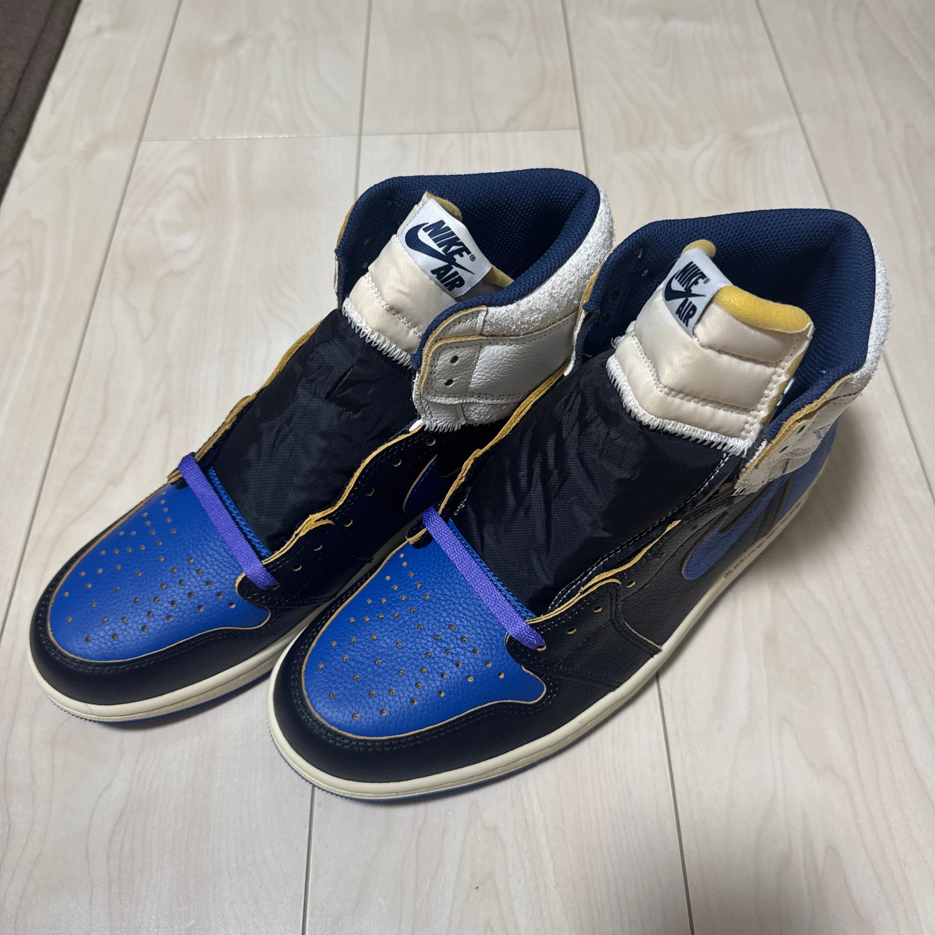 fragment design × UNION × Nike Air Jordan 1 High OG "Sport Royal"