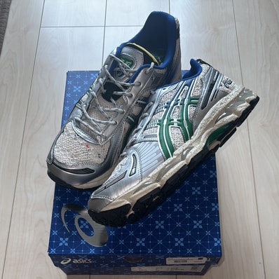 Carnival × Asics Gel-Kayano 12.1 "Cream/Green Basil"