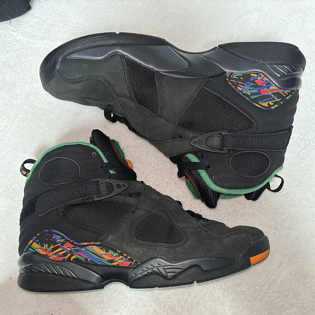 Nike Air Jordan 8 Retro "Black/Light Concord"