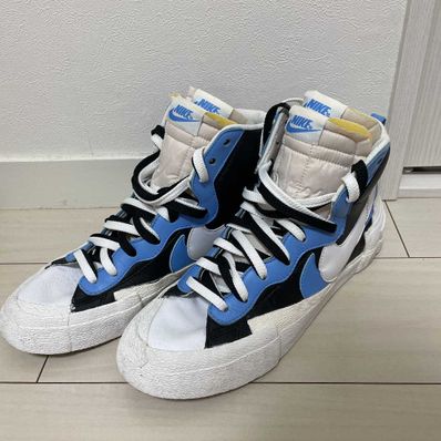 sacai × NIKE BLAZER MID "BLACK / BLUE"