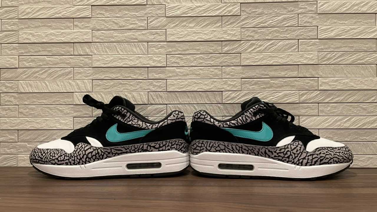 atmos × Nike Air Max 1 Premium Retro "Elephant/Safari" (2017)
