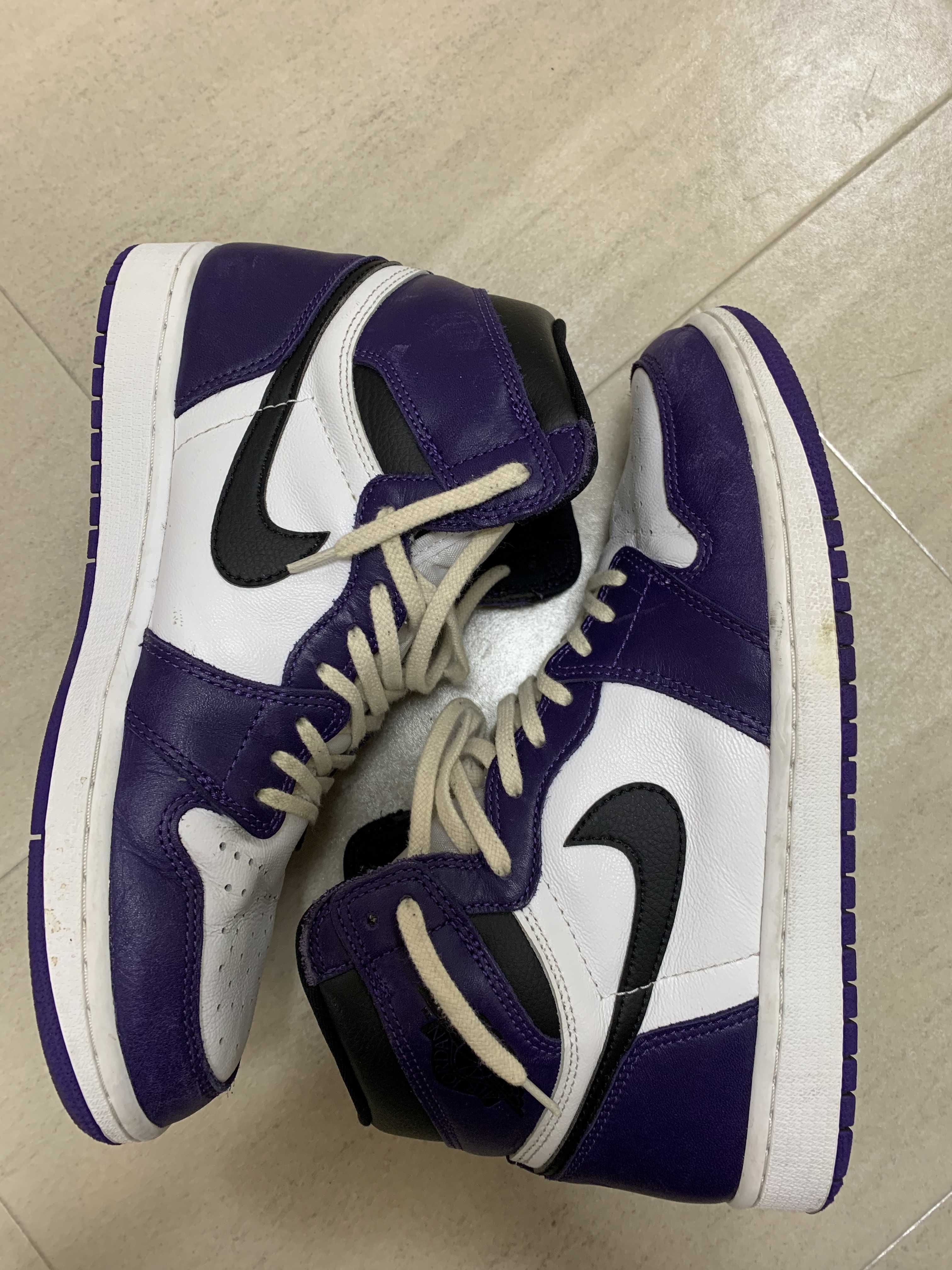 Nike Air Jordan 1 Retro High OG "Court Purple White/Black" (2020)
