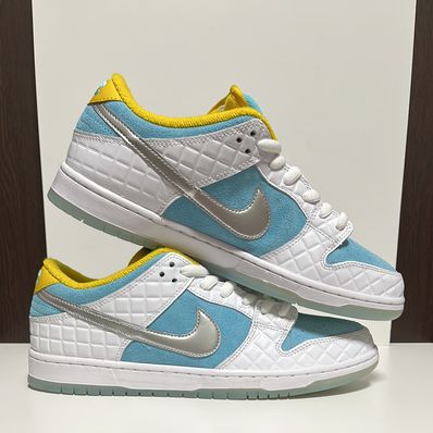 FTC × Nike SB Dunk Low "White/Blue"