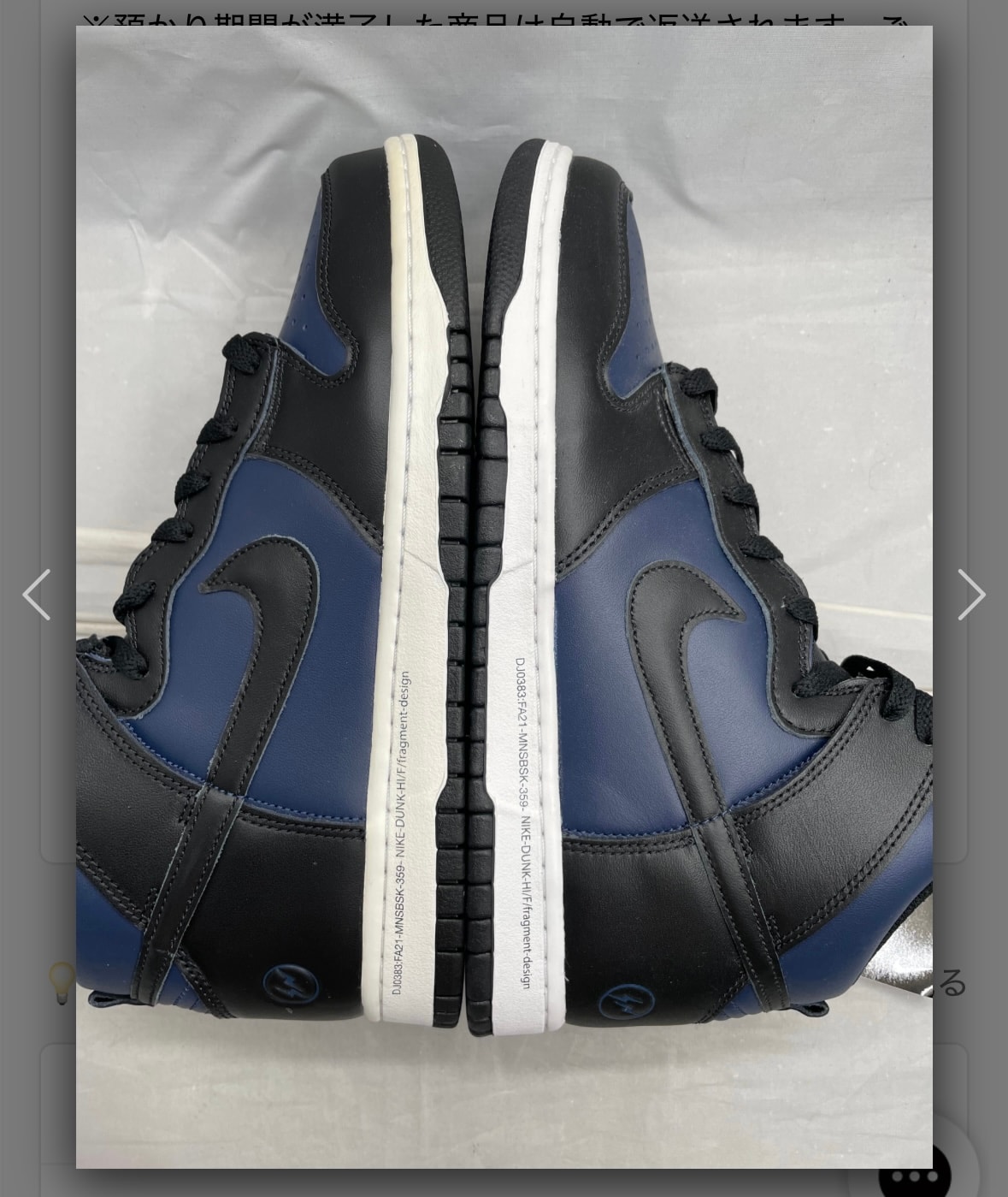 Fragment × Nike Dunk High "Tokyo"