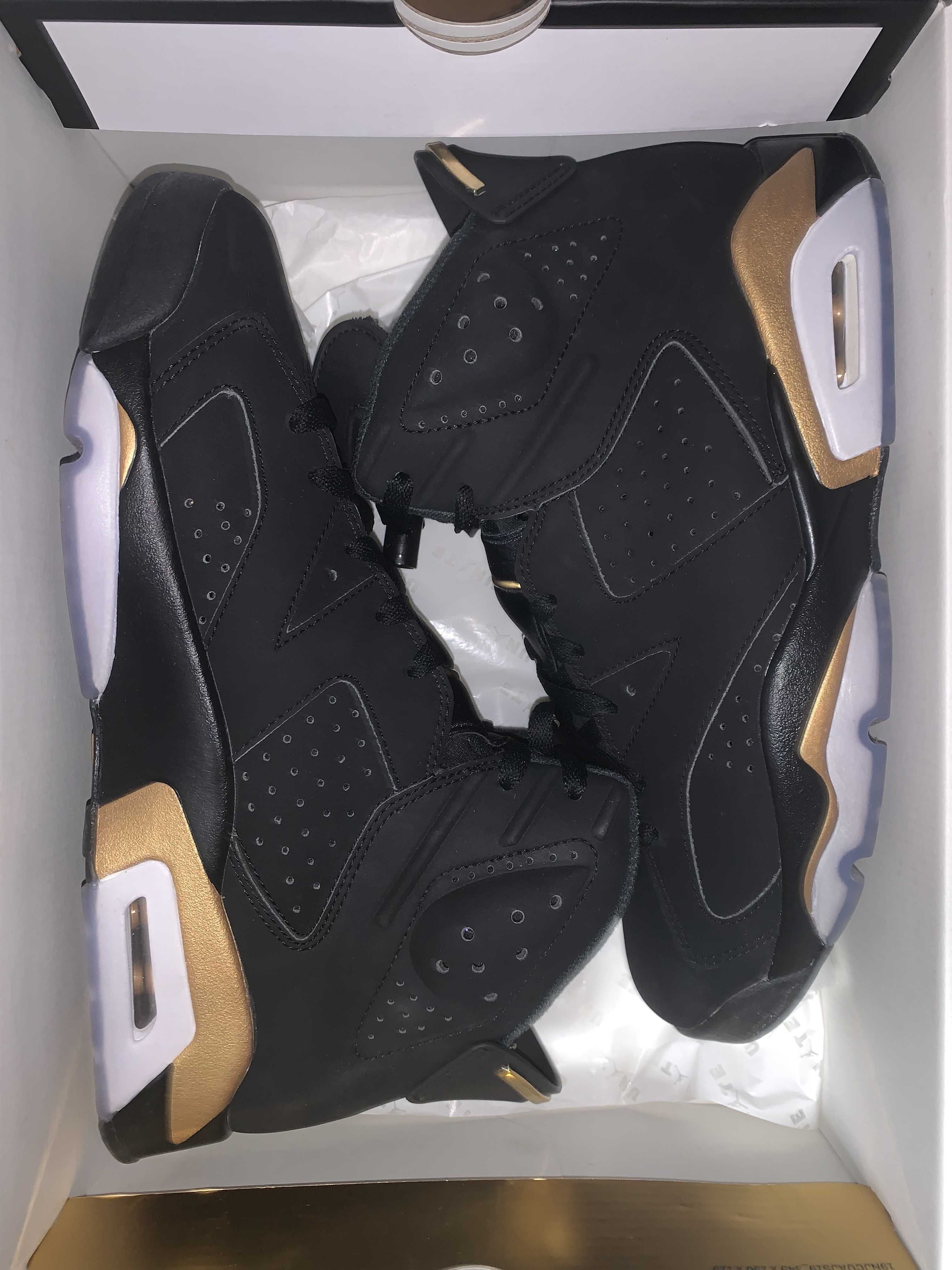 Nike Air Jordan 6 DMP "Black/Metallic Gold" (2020)  