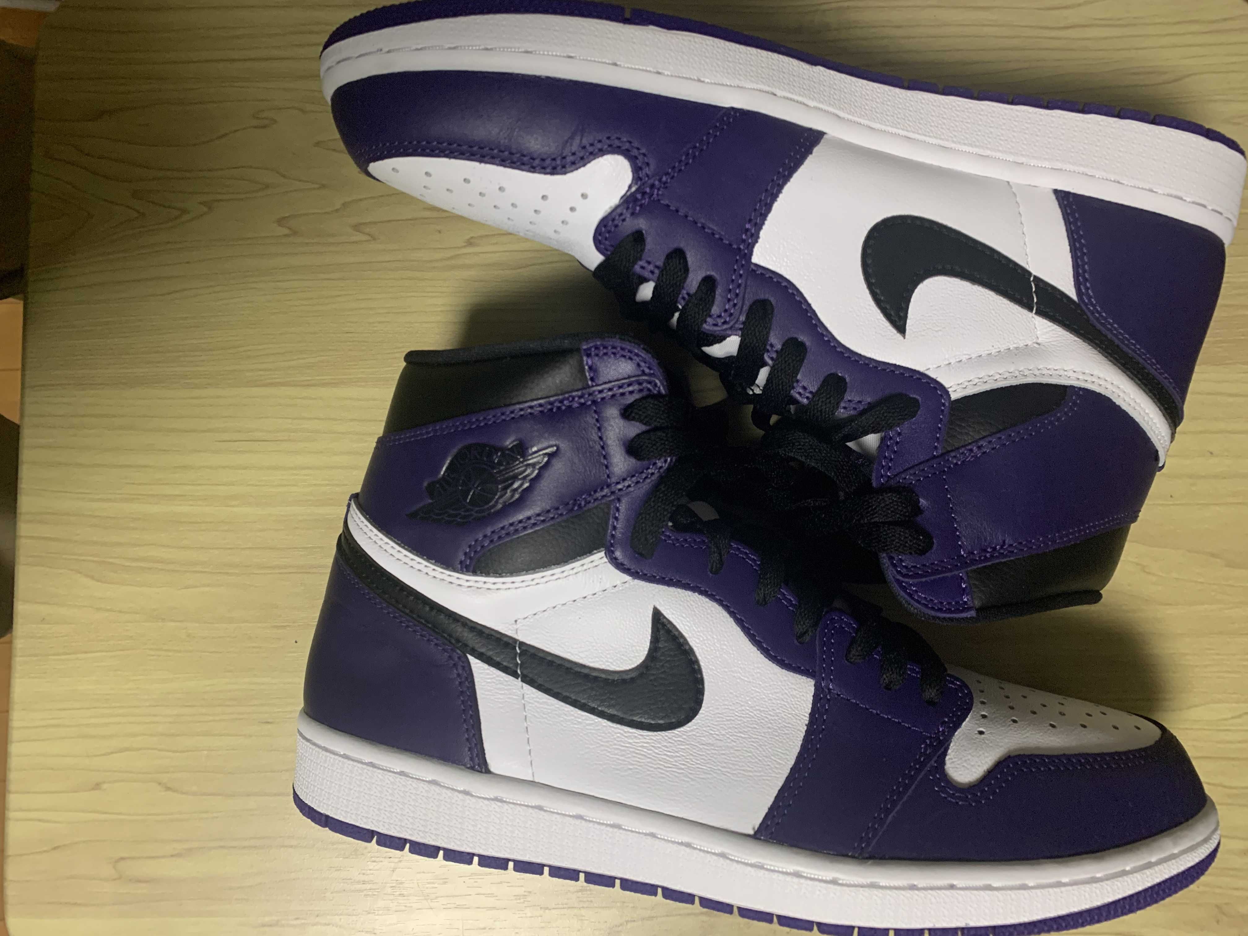 Nike Air Jordan 1 Retro High OG "Court Purple White/Black" (2020)