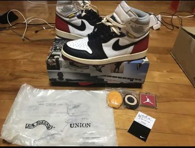 UNION × Nike Air Jordan 1 Retro High OG NRG "Varsity Red/Wolf Grey"