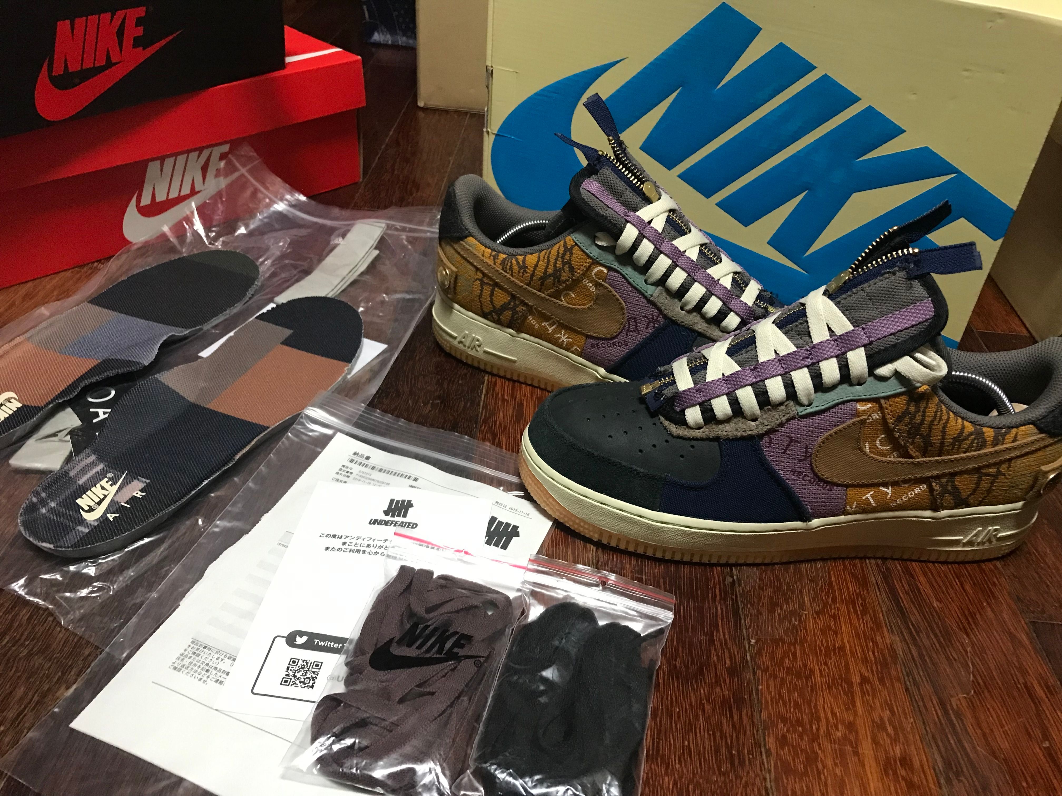 Travis Scott × Nike Air Force 1 Low Cactus Jack "Multi Color"