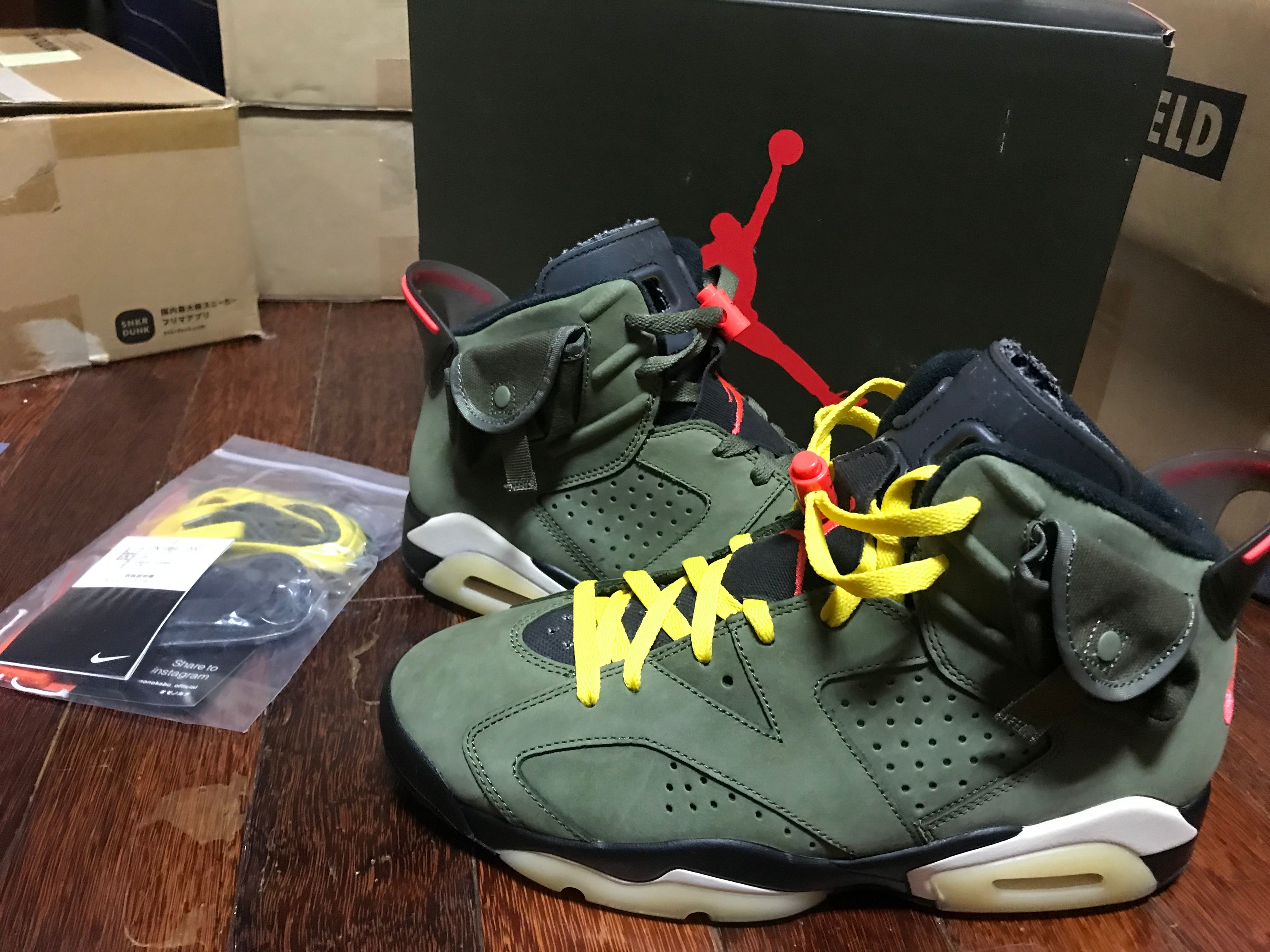 Travis Scott × Nike Air Jordan 6 Retro "Medium Olive"