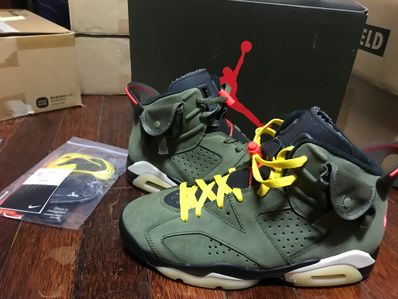 Travis Scott × Nike Air Jordan 6 Retro "Medium Olive"